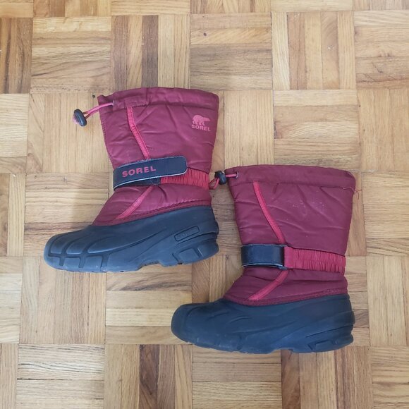 Kid's Unisex Sorel Winter Boots Youth Size 1 - Picture 3 of 7